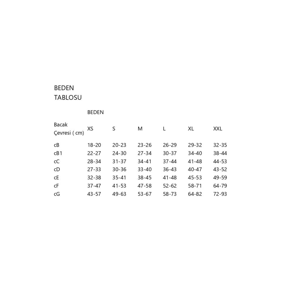 Comfort Diz Üstü Antiemboli Çorabı Xxl