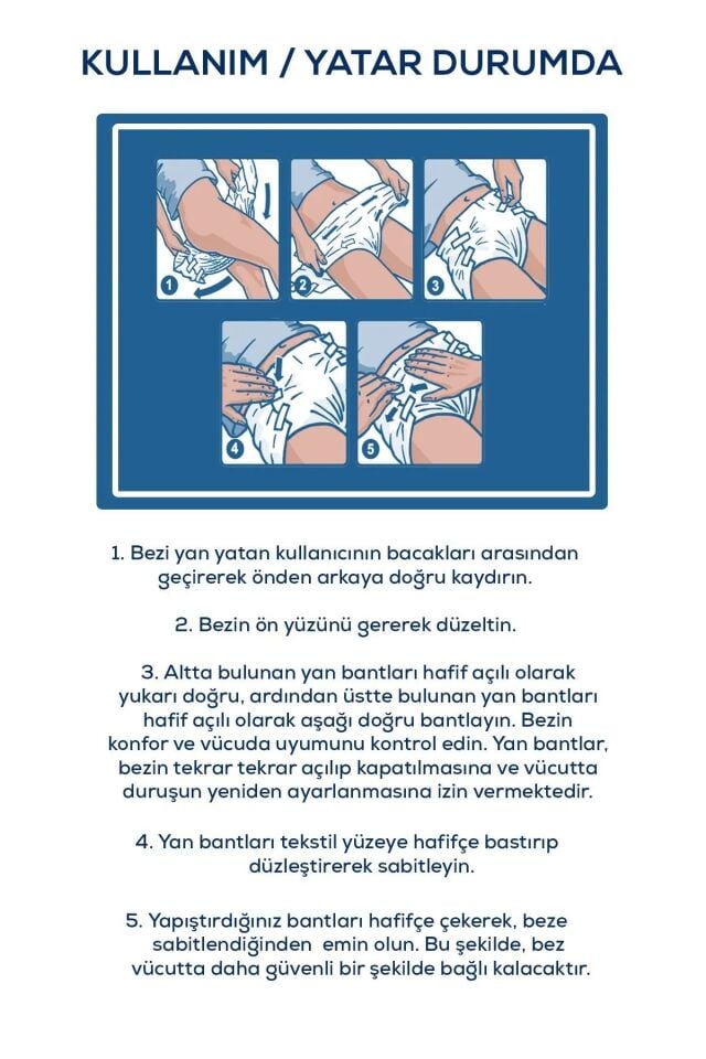 Medcare 8 Damla Belbantlı Maxi Yoğun Emici XLarge 30 Adet