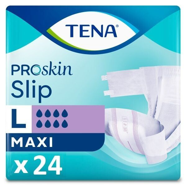 TENA Slip Maxi 8 Damla Bel Bantlı Large 24 Adet