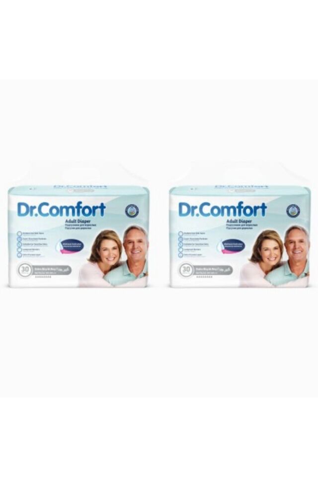 Dr.Comfort Belbantlı Ekstra Büyük Boy XL 30'lu 2 Adet Hasta Bezi