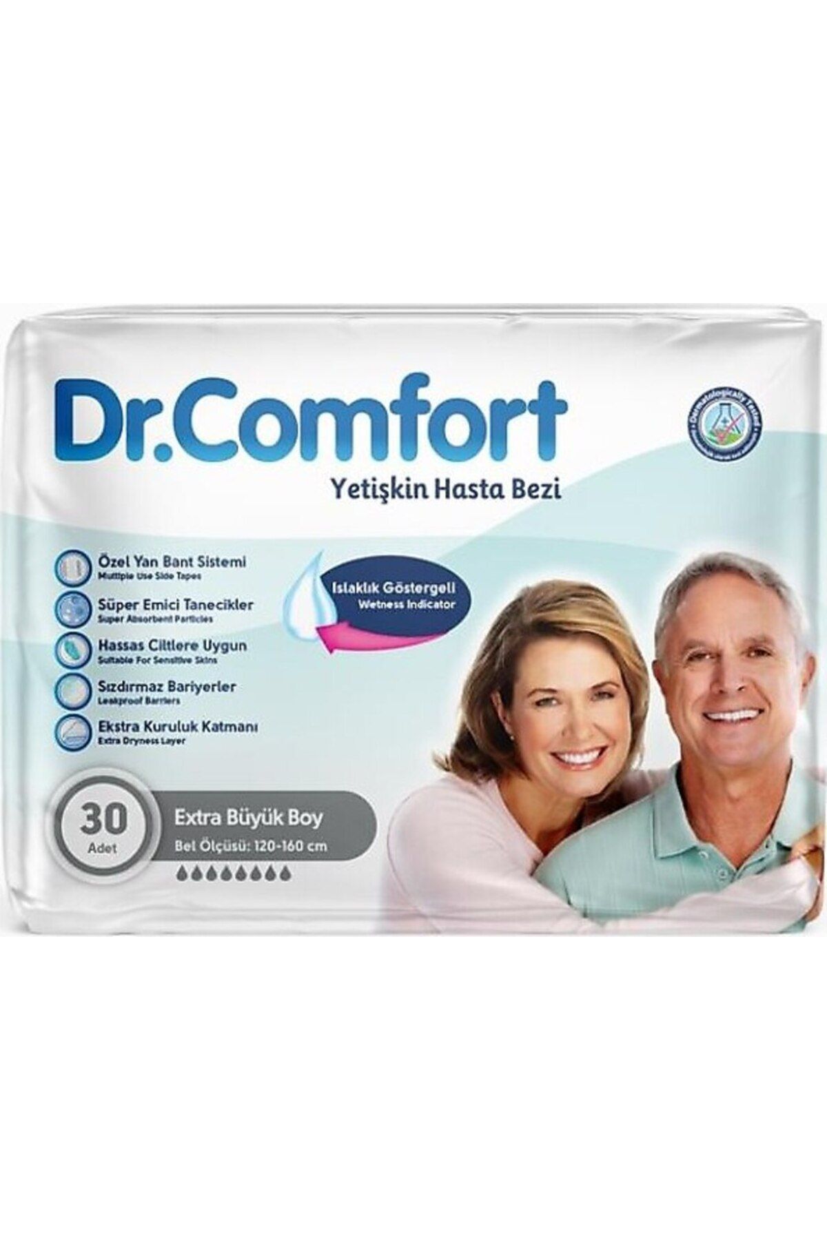 Dr.Comfort Belbantlı Ekstra Büyük Boy XL 30'lu 4 Adet Hasta Bezi