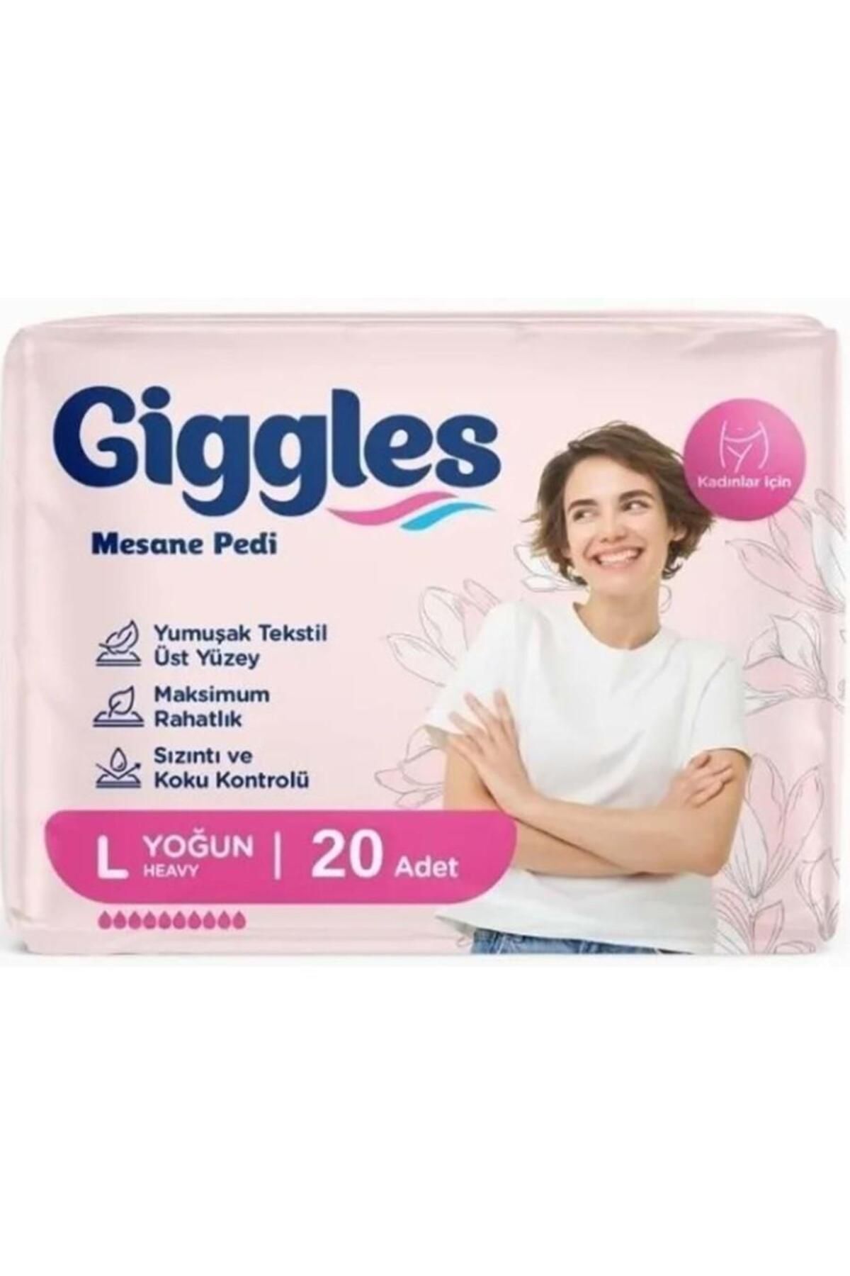 GİGGLES KADIN MESANE PEDİ LARGE 20 Lİ