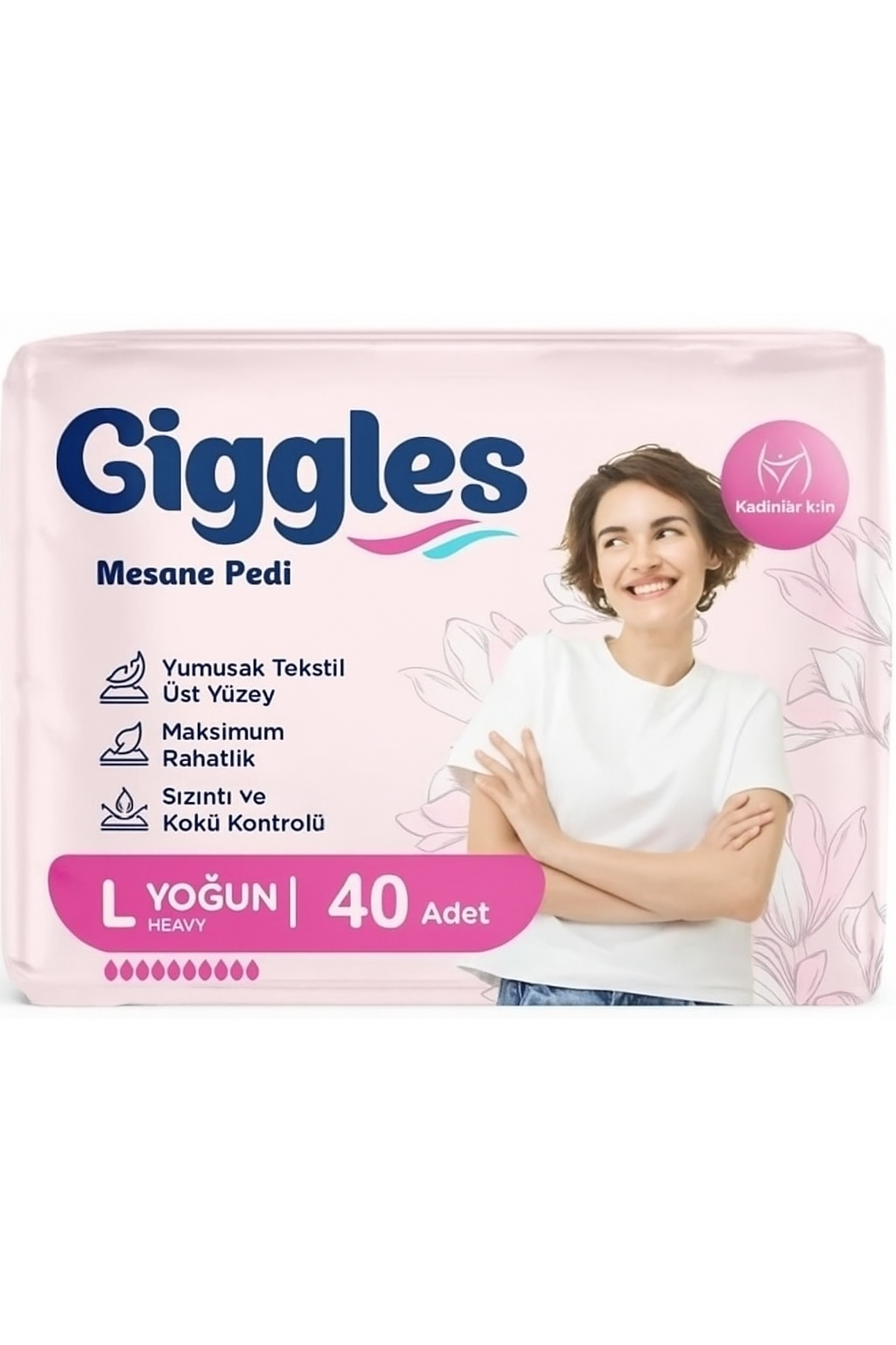 Giggles Kadın Mesane Pedi Large (Yoğun) 40 Adet