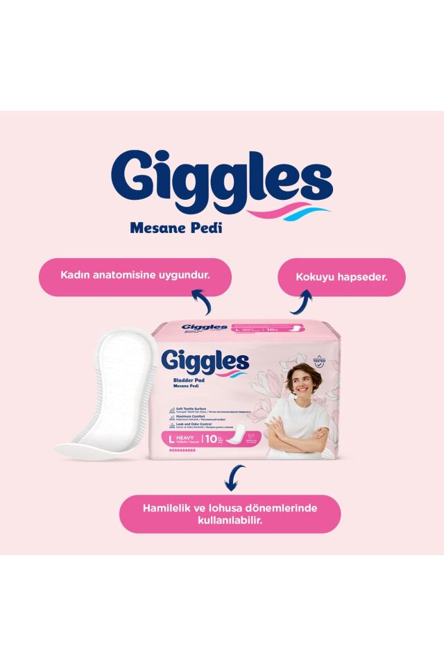 Giggles Kadın Mesane Pedi Large(Yoğun) 60 Adet