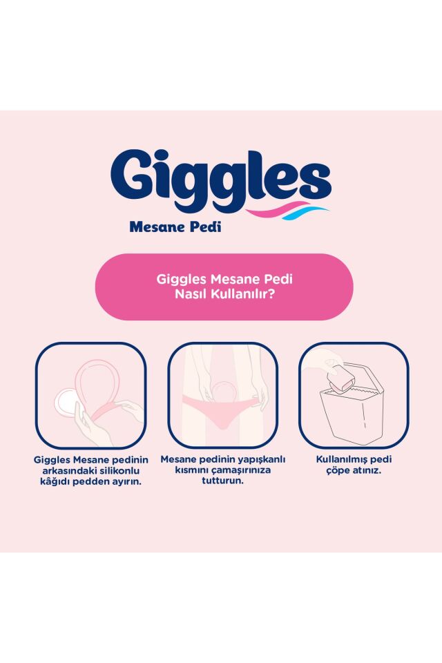 Giggles Kadın Mesane Pedi Large(Yoğun) 60 Adet