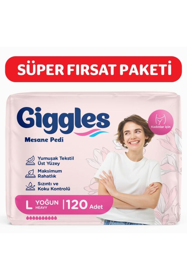 Kadın Mesane Pedi Large(Yoğun) 120 Adet