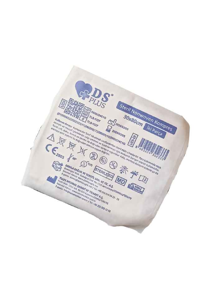 Ds Plus Nonwoven Kompres 30*80 (2 parça)