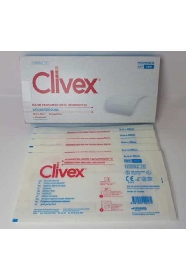 Clivex Su Geçirmez Pedli 9x15cm (1 Adet)