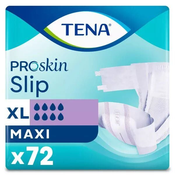 Tena Proskin Slip Maxi 8 damla Xlarge Belbantlı Hasta Bezi 72 Adet