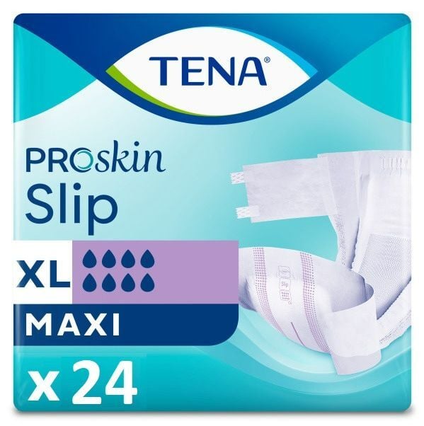 Tena Proskin Slip Maxi 8 damla Xlarge Belbantlı Hasta Bezi 24 Adet