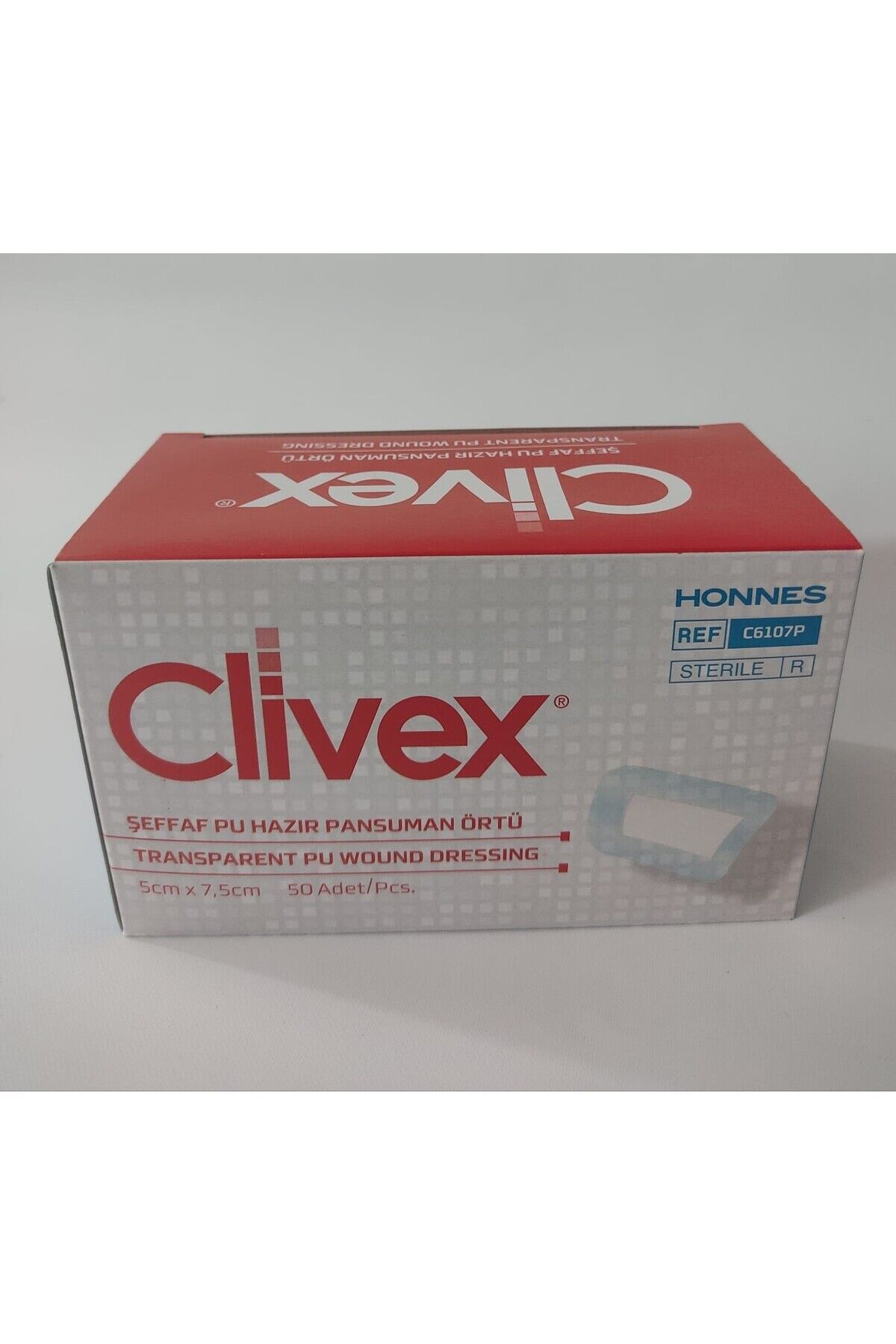 Clivex Pu Dressing Su Geçirmez Banyo Bandı 5x7,5cm - 50 Adet