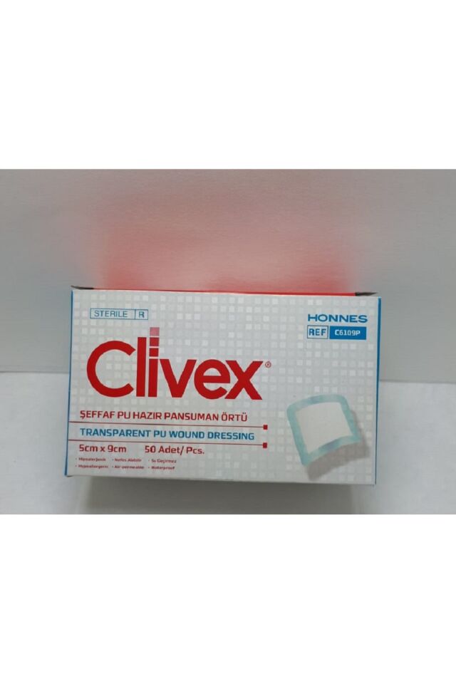 Şeffaf Pu Hazır Pansuman Yara Örtü 5cm X 9cm 50adet C6109p