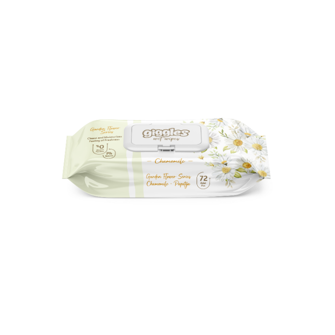 Giggles Islak Havlu Papatya 72 Li