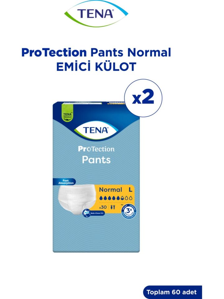 Tena Proskin Pants Normal Emici Külot Büyük Boy L 30'lu 2 Adet Hasta Bezi