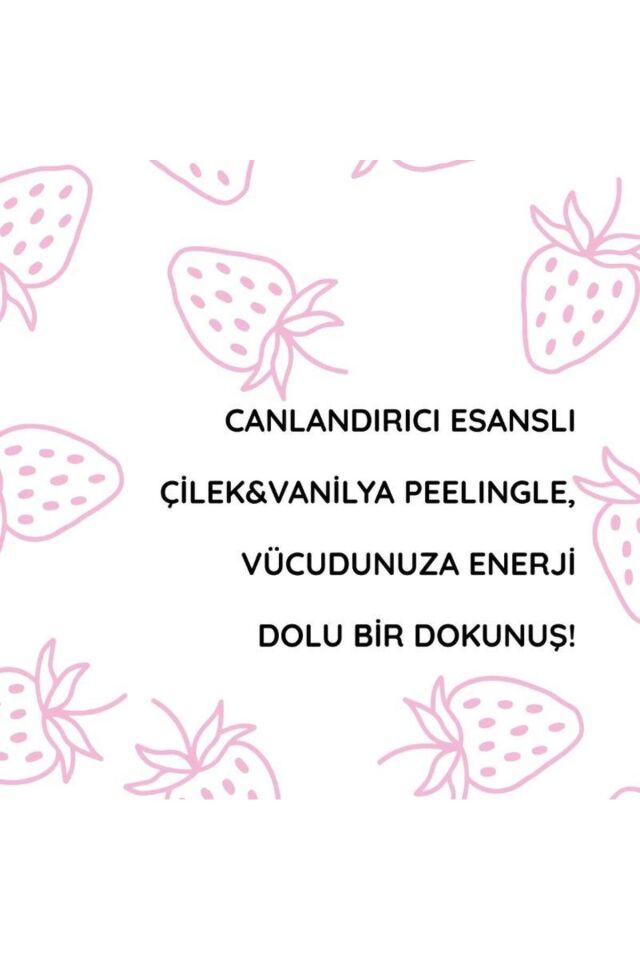 Derminix Çilek Vanilya Vücut Peelingi 300 ml