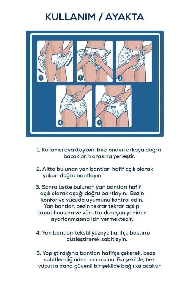 Medcare Yetişkin Hasta Bezi Large PREMİUM ÖZEL SERİ (Büyük Boy) 120 Adet