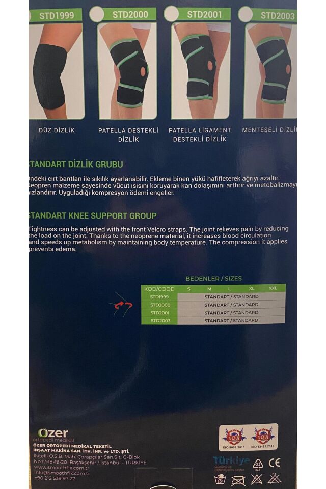 Smootfix Standart Patella Destekli Dizlik