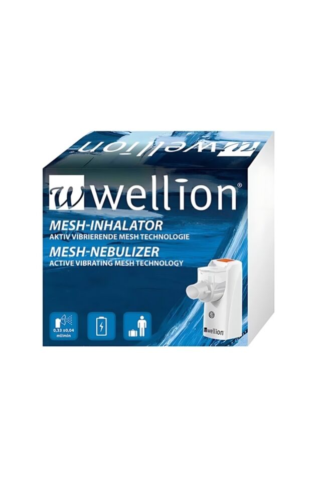 Wellion Astım Cihazı Taşınabilir Mesh Şarjlı Solunum Sessiz Evde Kullanım Akıllı Buhar Medikal Alet Tıbbi