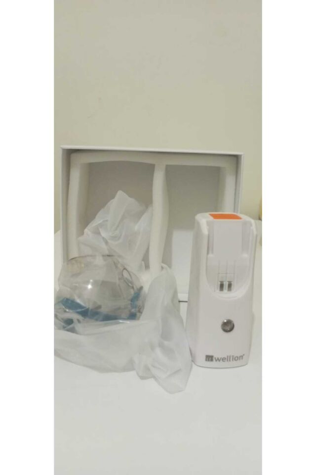 Wellion Astım Cihazı Taşınabilir Mesh Şarjlı Solunum Sessiz Evde Kullanım Akıllı Buhar Medikal Alet Tıbbi