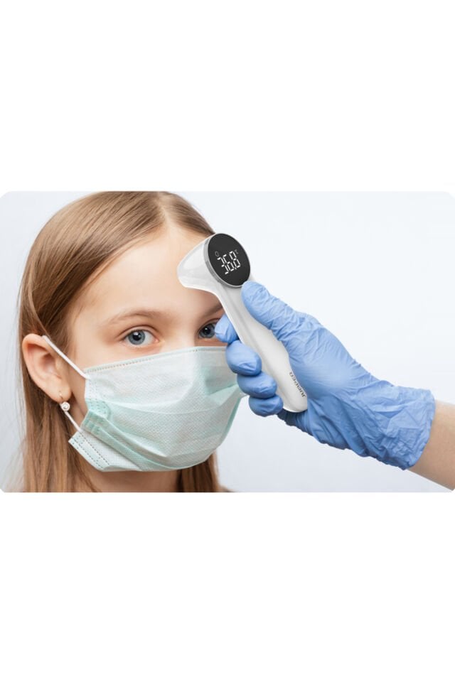 Temassız Ateş Ölçer Alından Ve Kulaktan Ölçer JPD-FR301