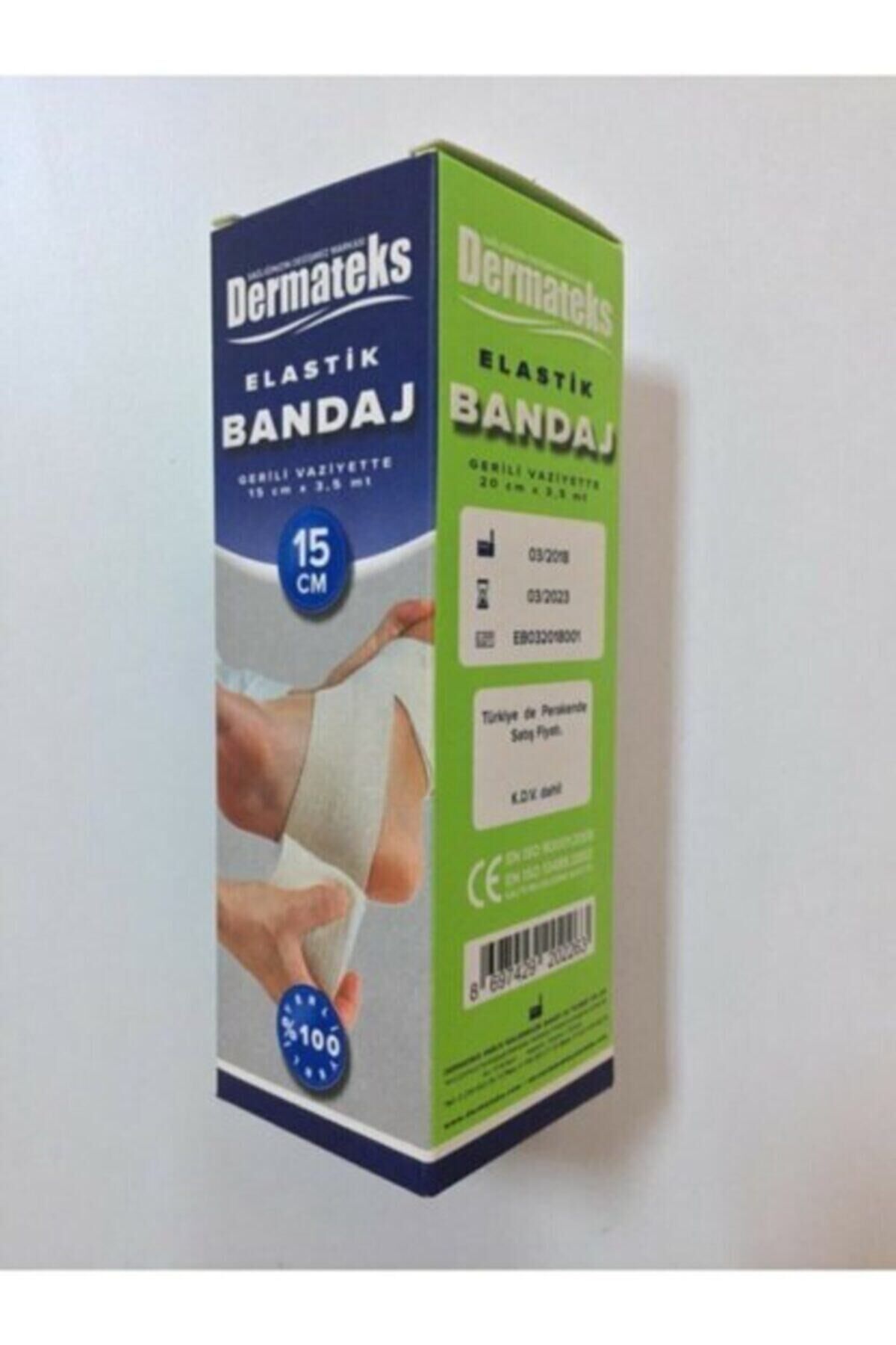 Dermateks Tıbbi Elastik Bandaj 15 Cm X 1,5 M