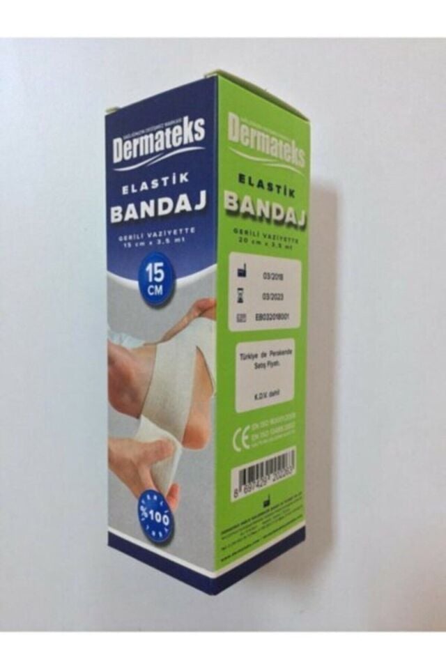 Dermateks Tıbbi Elastik Bandaj 15 Cm X 1,5 M