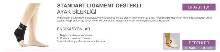 Orlex Standart Ligament Destekli Ayak Bilekliği