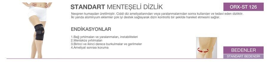 Orlex Standart Menteşeli Dizlik
