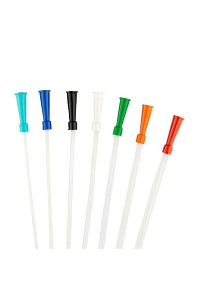 Bıçakcılar Vakum Kontrollü Konnekterlü Aspirasyon Kateteri Sondası No: 10 (Siyah) - 10 Adet