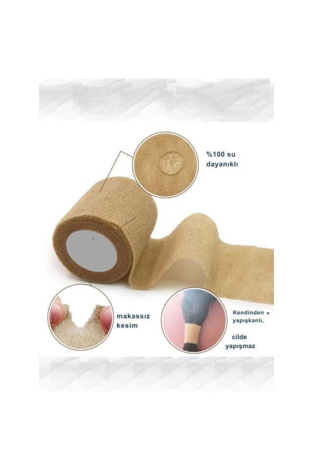 Ds Plus Coban Bandaj 7,5 cm x 4,5 m - YEŞİL