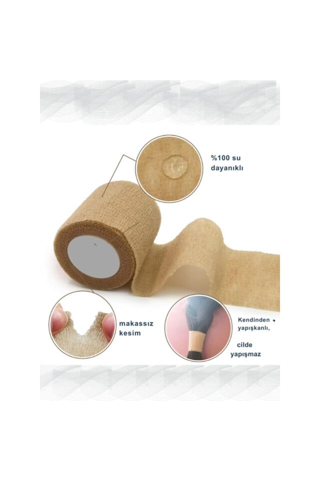 Ds Plus Coban Bandaj 7,5 cm x 4,5 m - YEŞİL