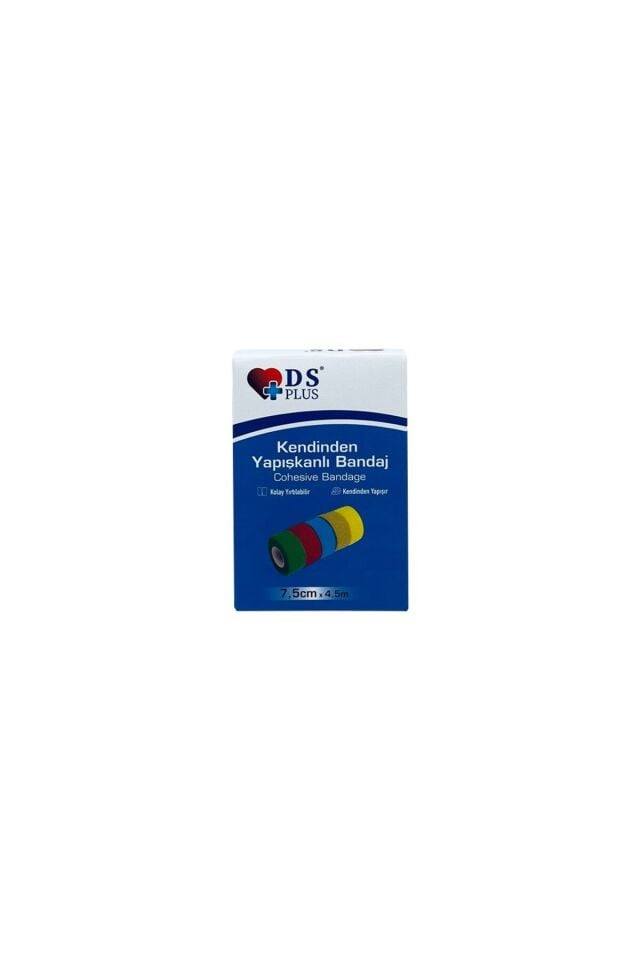 Ds PlusCoban Bandaj 7,5 cm x 4,5 m - Mavi