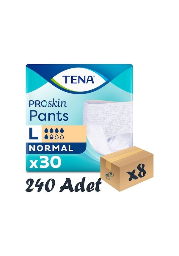 Tena Proskin Pants 5.5 Damla Normal Emici Külot Büyük Boy L 8 x 30'Lu