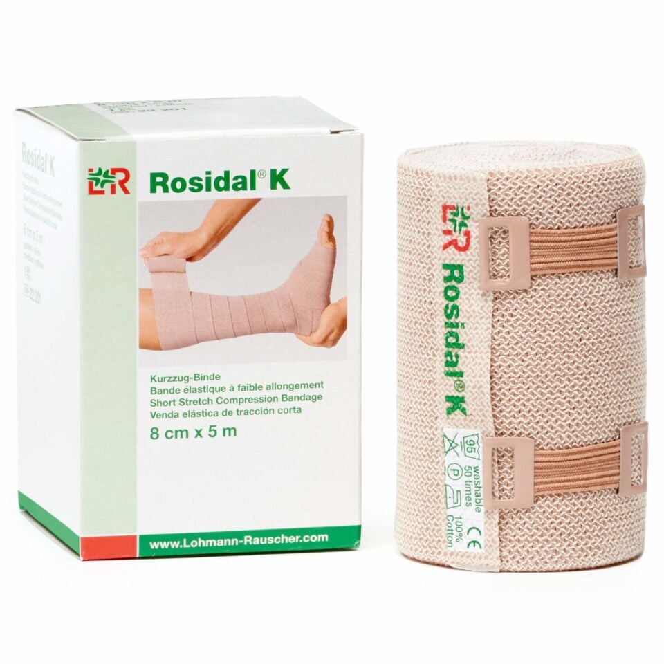 Rosidal K Kompresyon Ve Ödem Bandajı 8 CM