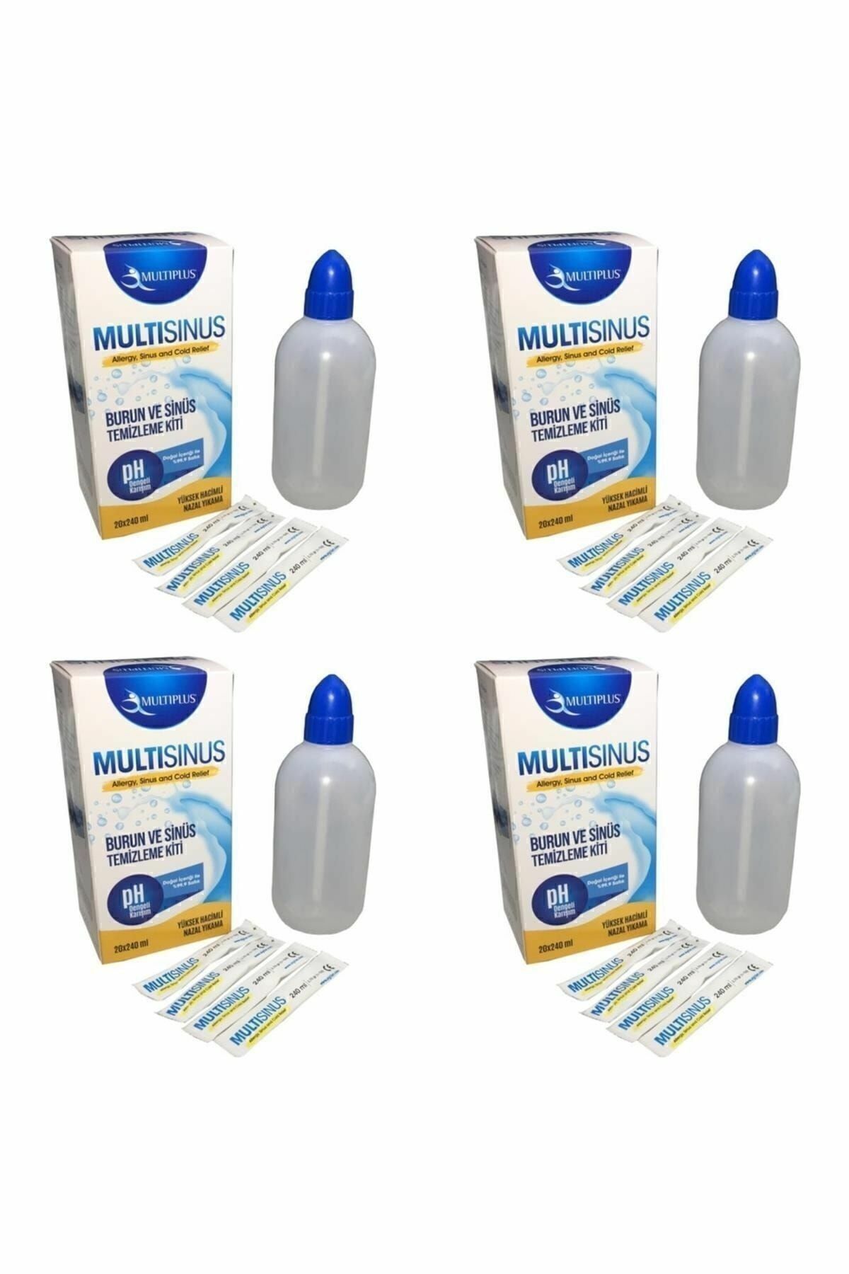 Multi Sinüs Rinse Burun Ve Sinüs Temizleme Kiti -4'lü Set