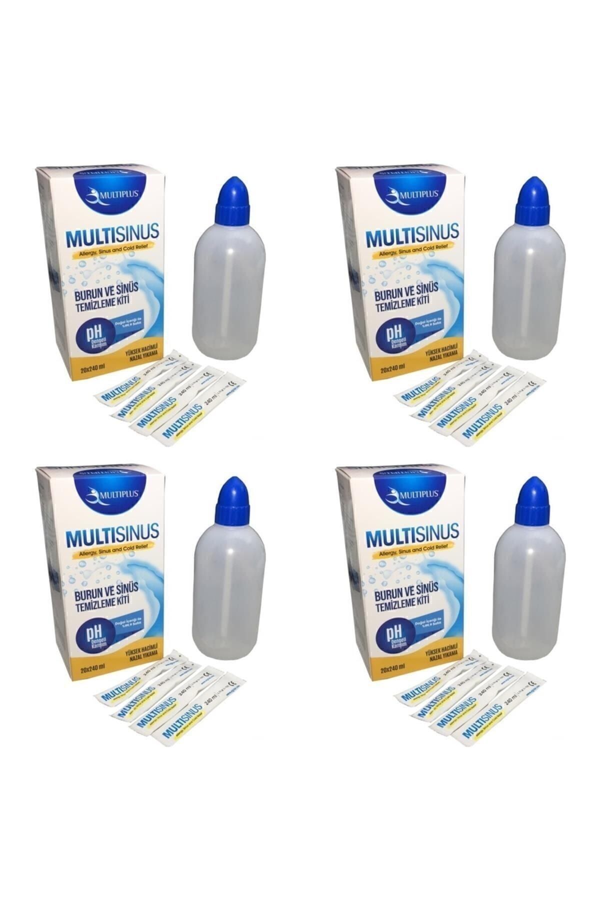 Multi Sinüs Rinse Burun Ve Sinüs Temizleme Kiti -4'lü Set