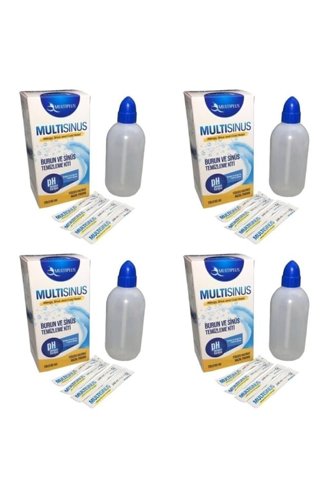 Multi Sinüs Rinse Burun Ve Sinüs Temizleme Kiti -4'lü Set