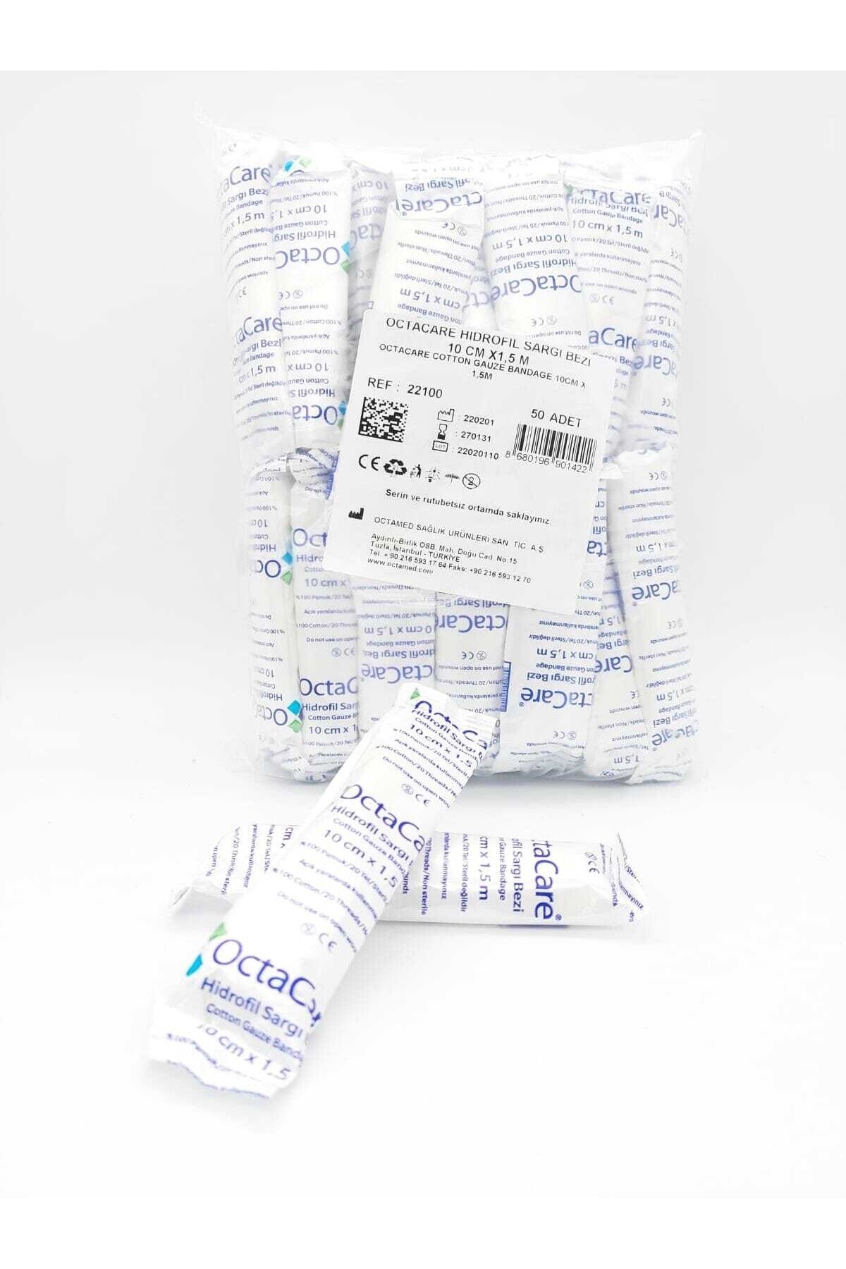 Hidrofil Sargı Bezi 10cm X 1.5m 50'li Tek Paket 50 Adet