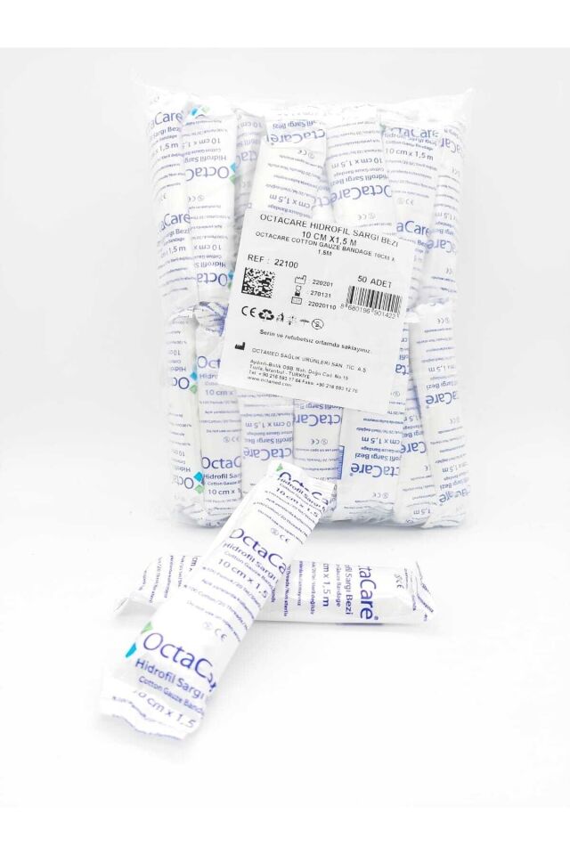 Hidrofil Sargı Bezi 10cm X 1.5m 50'li Tek Paket 50 Adet