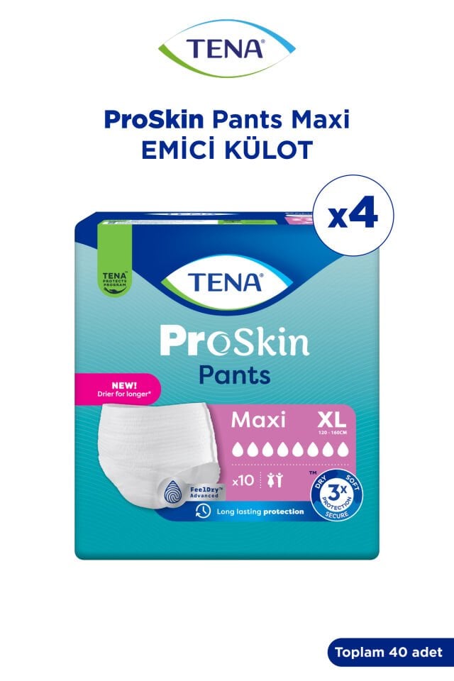 Tena 8 Damla Emici Külot XLarge Büyük Boy 40 Adet