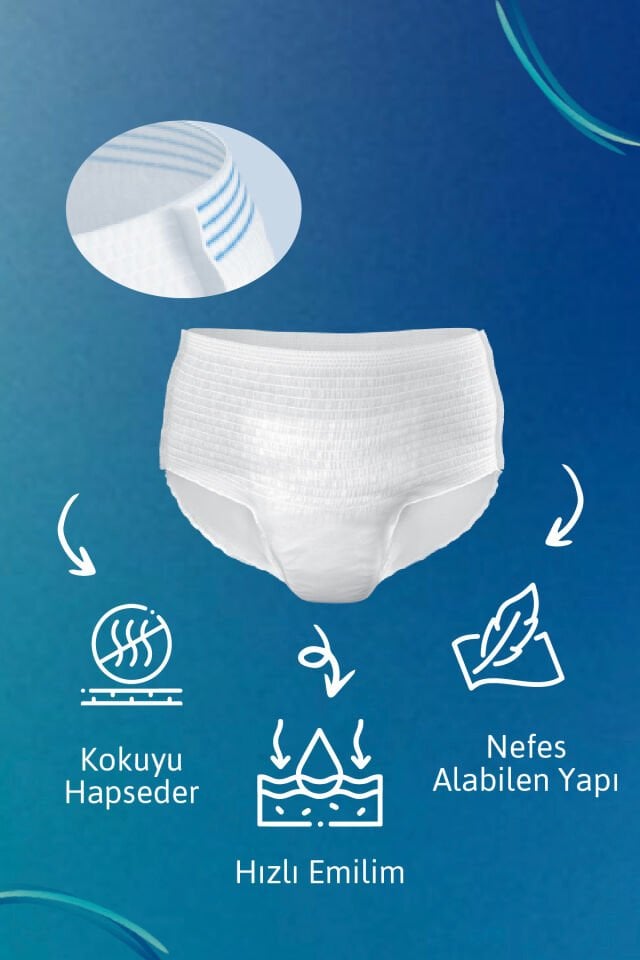 Tena ProTection Pants Regular Emici Külot 6 Damla L 30'lu