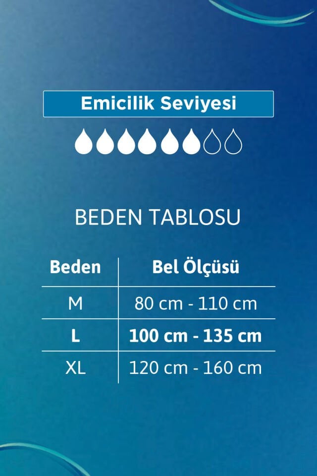 Tena ProTection Pants Regular Emici Külot 6 Damla L 30'lu