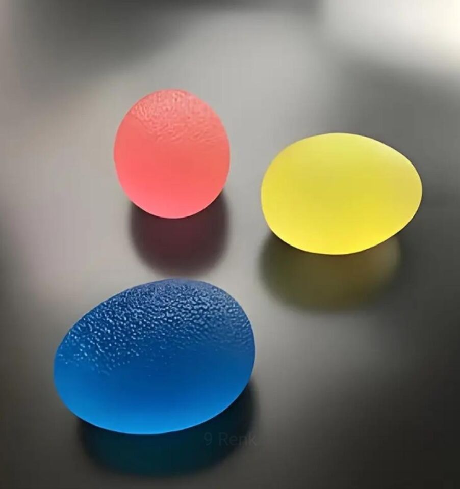 Silikon El Egzersiz Topu | Dayanıklı, Ergonomik ve Rahat Kullanım
