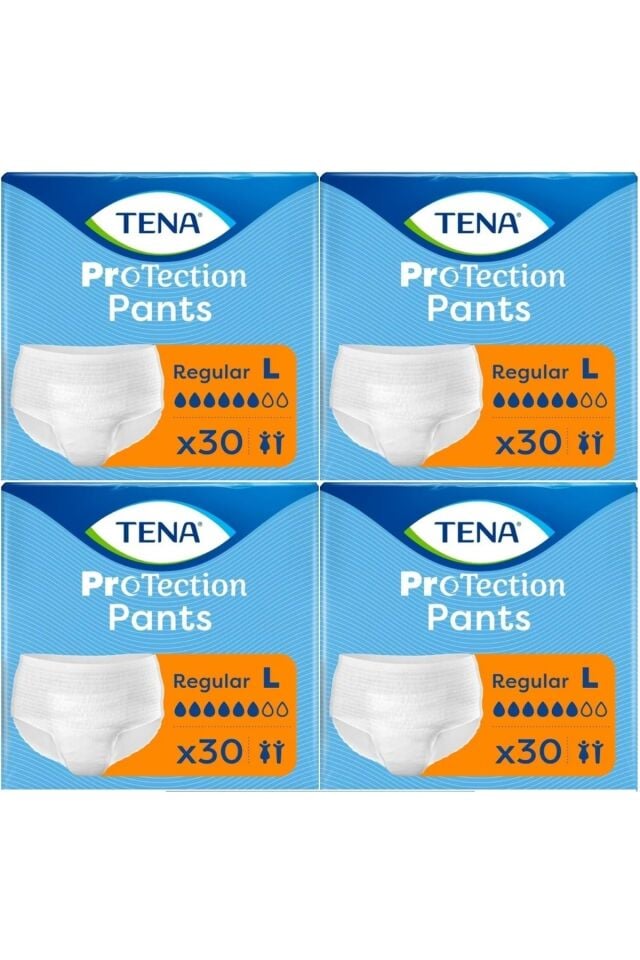 Tena ProTection Pants Regular Emici Külot Yetişkin Bezi L - Büyük - Large 120 Adet