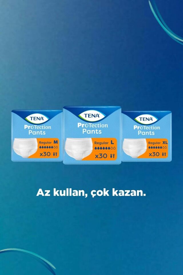 Tena ProTection Pants Regular Emici Külot Yetişkin Bezi L - Büyük - Large 120 Adet
