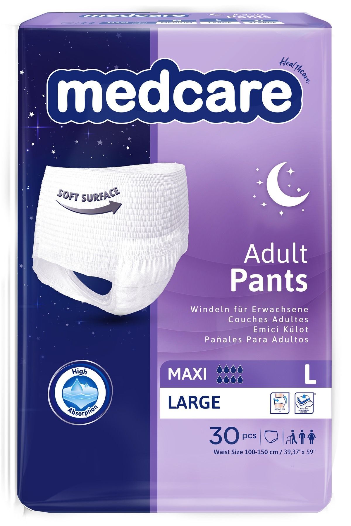 Medcare Maxi Emici Külot 8 Damla Large 30 adet