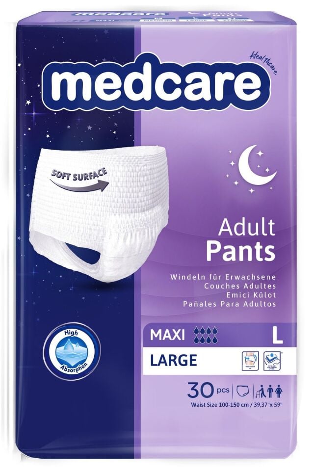 Medcare Maxi Emici Külot 8 Damla Large 30 adet