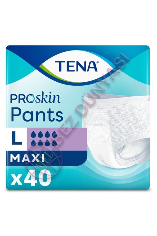 Maxi 8 Damla L Beden Emici Külot Hasta Bezi 10 Lu*4 Pkt 40 Adet