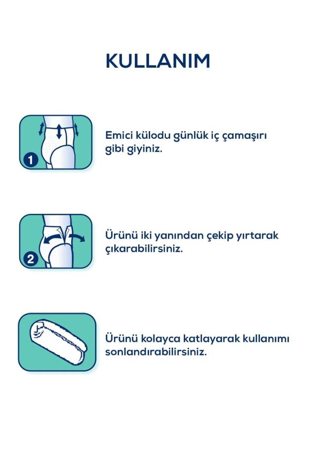Medcare Maxi Emici Külot 8 Damla XLARGE 60 Adet 2*30 lu Paket