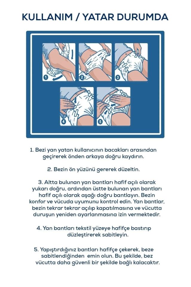 Medcare Yetişkin Hasta Bezi XLarge Classic (Ekstra Büyük Boy) 30 Adet